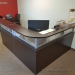 Espresso L Suite Reception Desk with Transaction Counter